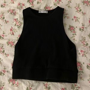 Zara tank top medium black